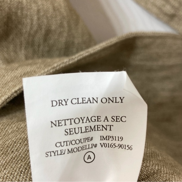 Vince Women’s Beige Linen Blend Blazer Jacket Size 2 Coastal Euro Summer Preppy - Picture 8 of 10